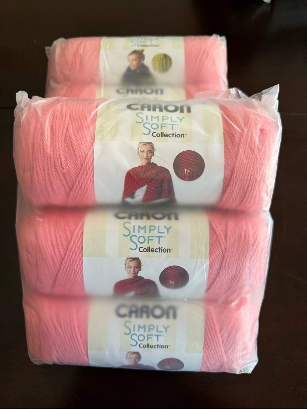 Caron Simply Soft Pink Yarn – Soft Acrylic Knitting/Crochet Skeins